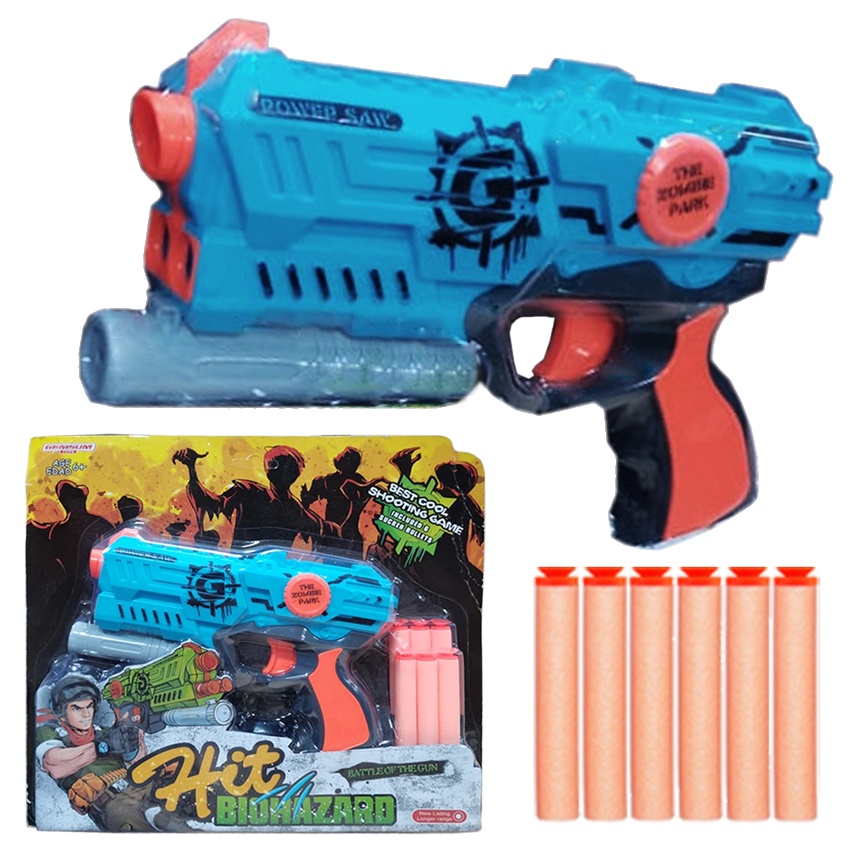 Hit BioHazard Sunctions Soft Foam Bullets Battle of The Game Gun Toy for  Kids | Shopee Philippines