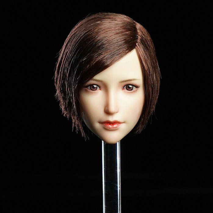 1/6 SUPER DUCK SDH005C Female Head Sculpt With Short Hair Fit 12'' Figure