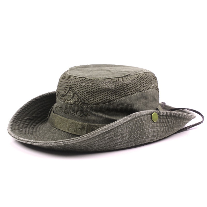 mesh fishing hat