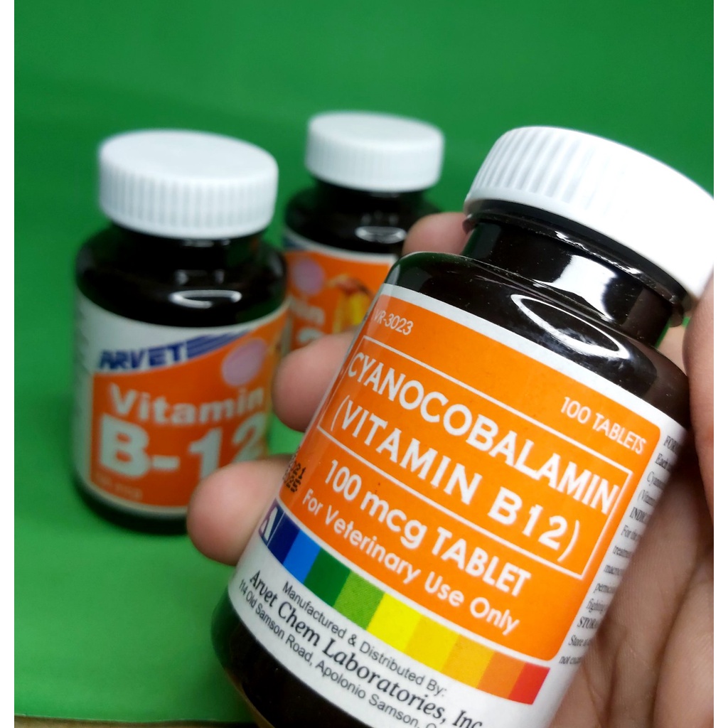 [ FC REYES AGRIVET ] VITAMIN B12 TABLET (CYANOCOBALAMIN) FOR GAMEFOWL/ BITAMINA NG MANOK NA PANABONG #4