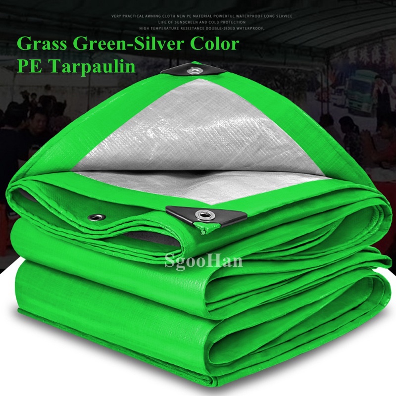 0.32mm PE Tarpaulin Rainproof Cloth Garden Shading Sail Outdoor Awning