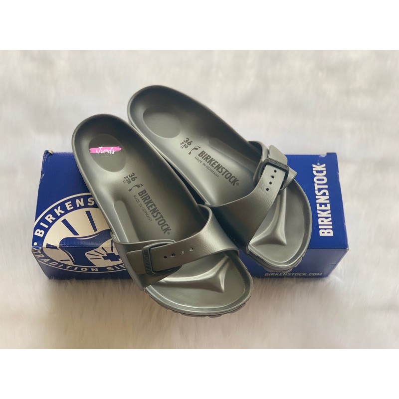 birkenstock madrid eva metallic anthracite