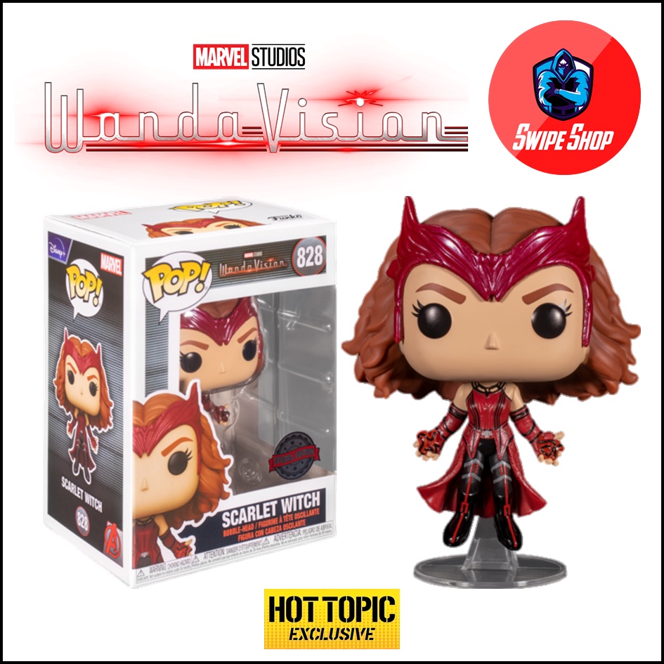 Funko Pop Scarlet Witch Wanda Vision Hot Topic Exclusive Shopee