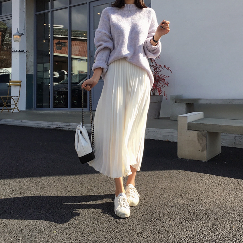 winter white skirt