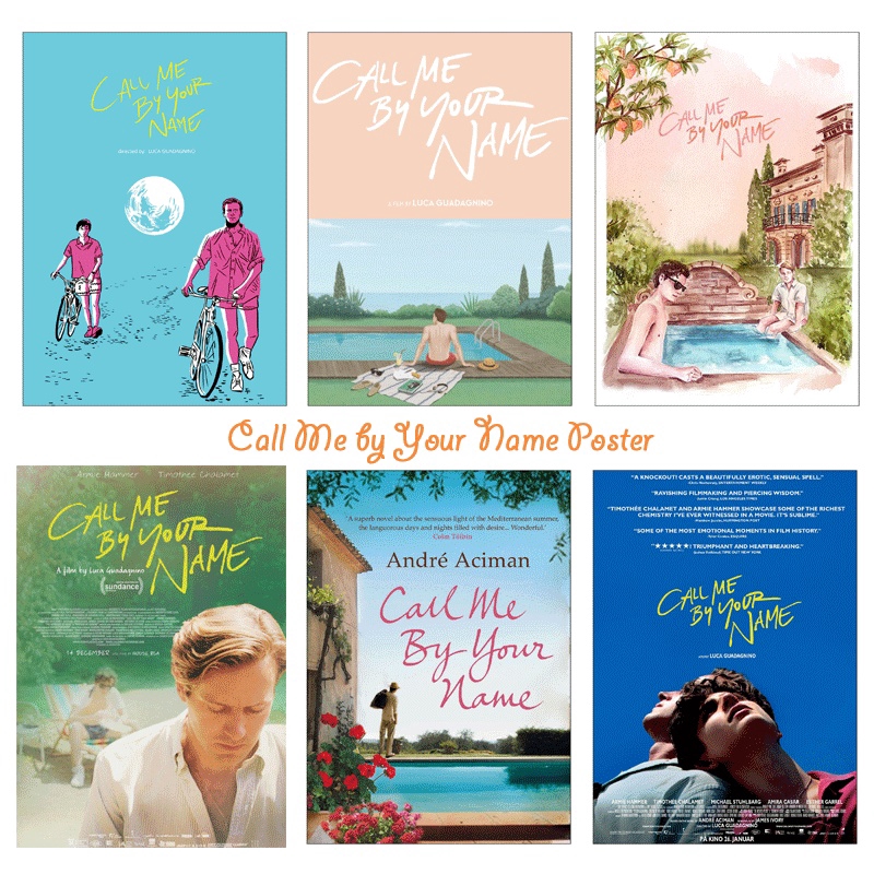 Call Me By Your Name Poster For Home Decor Coated Paper Movie Poster Shopee Philippines