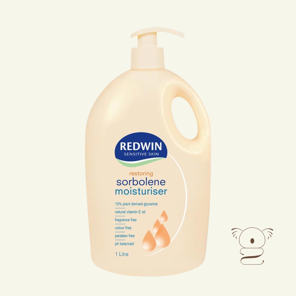 Redwin Sorbolene Body Moisturiser Lotion with Vitamin E Litre 1