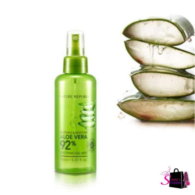 aloe vera soothing gel mist
