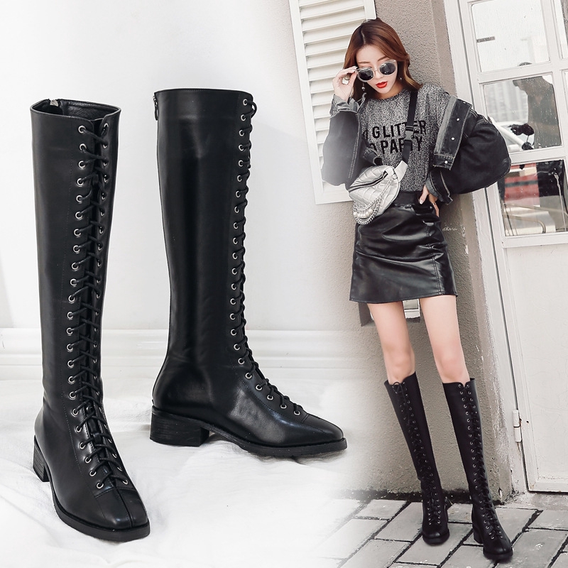 knee high punk boots