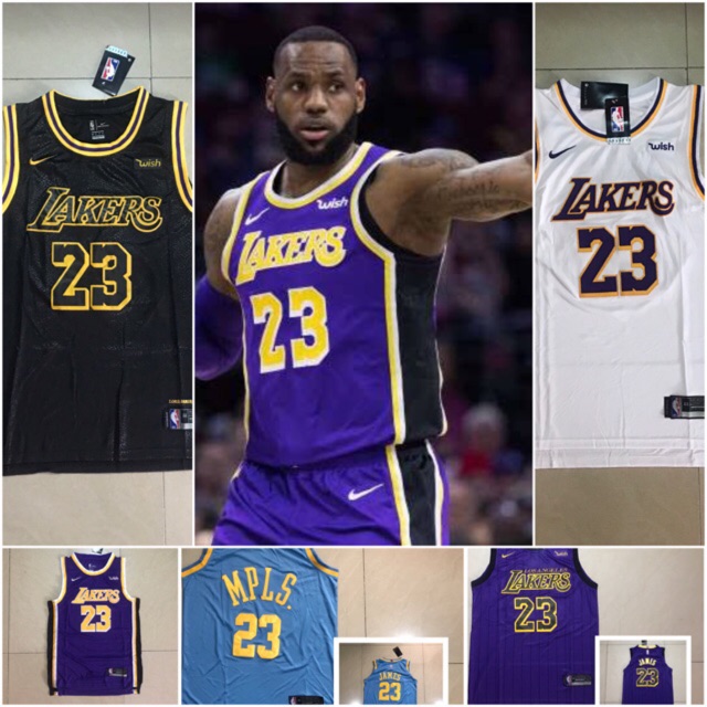 lebron james lakers nike jersey