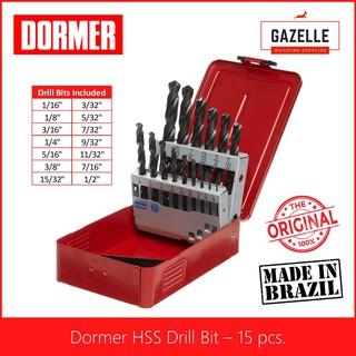Dormer High Speed Jobber Drill Bit 1 8 Shopee Philippines