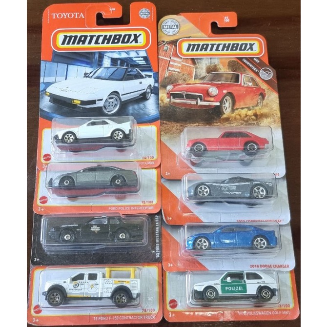 Matchbox Assorted Diecast Cars (5) 