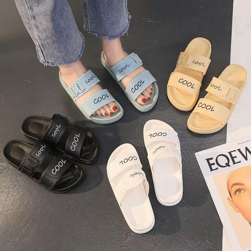Women's Shoes【Muma】NEW summer two strap rubber women shoes korean fashion slippers（add | Shopee Philippines