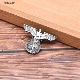 German Iron Cross Medal Luftwaffe Badge Retro Silver Eagle Lapel Pin B Brpf SB 