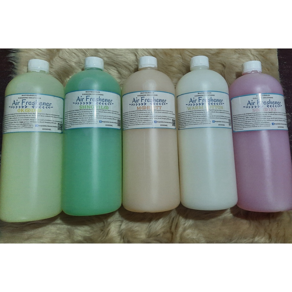 Hotel Inspired Scents Water based oil Air Fresheners 1 Liter for