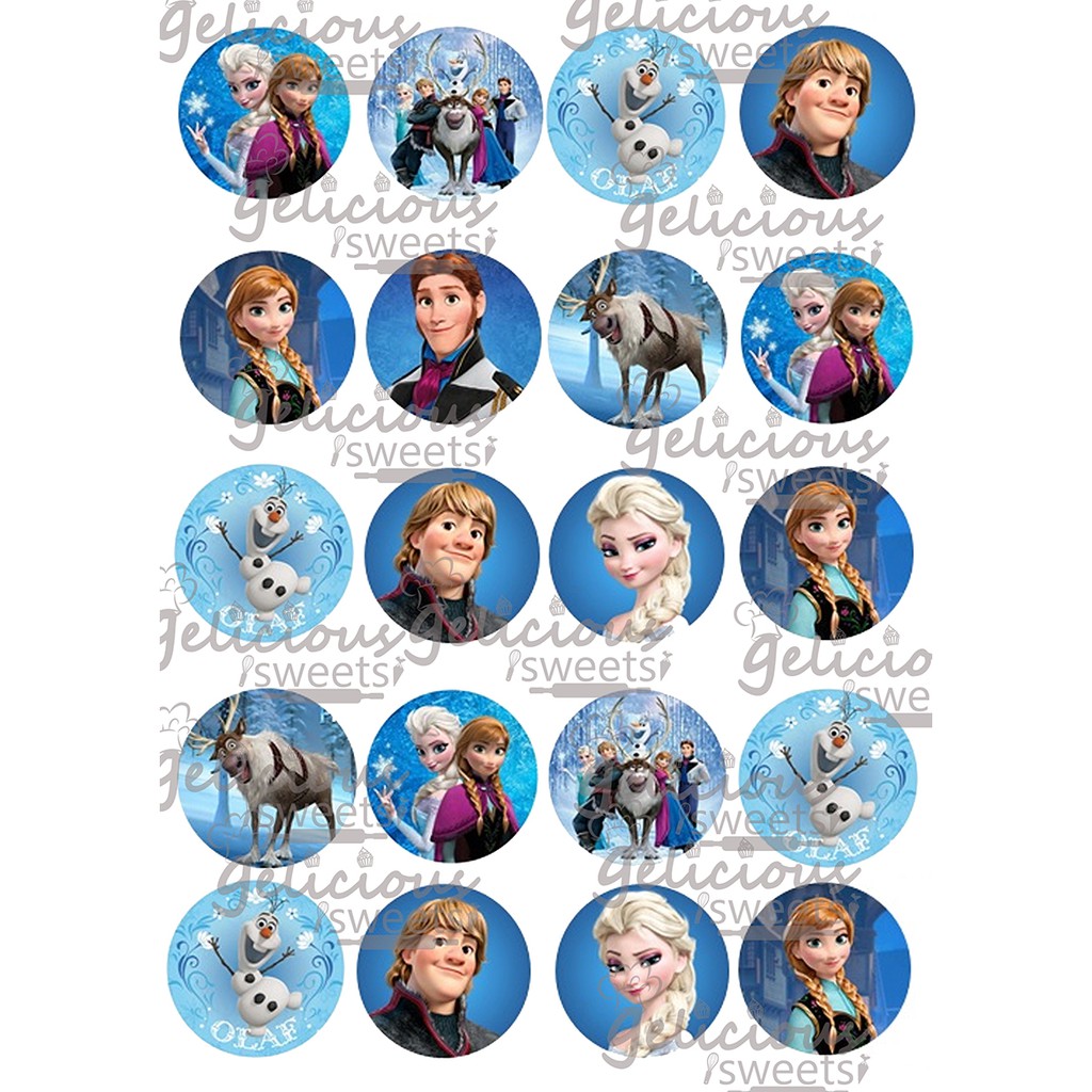cupcake toppers edible paper wafer print personalized shopee philippines