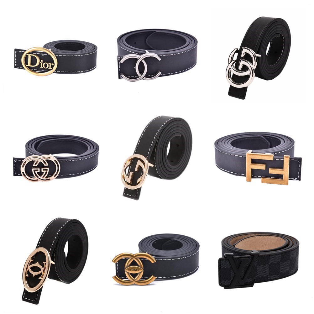 Fashion LV GG Style Leather Belt | Shopee Philippines