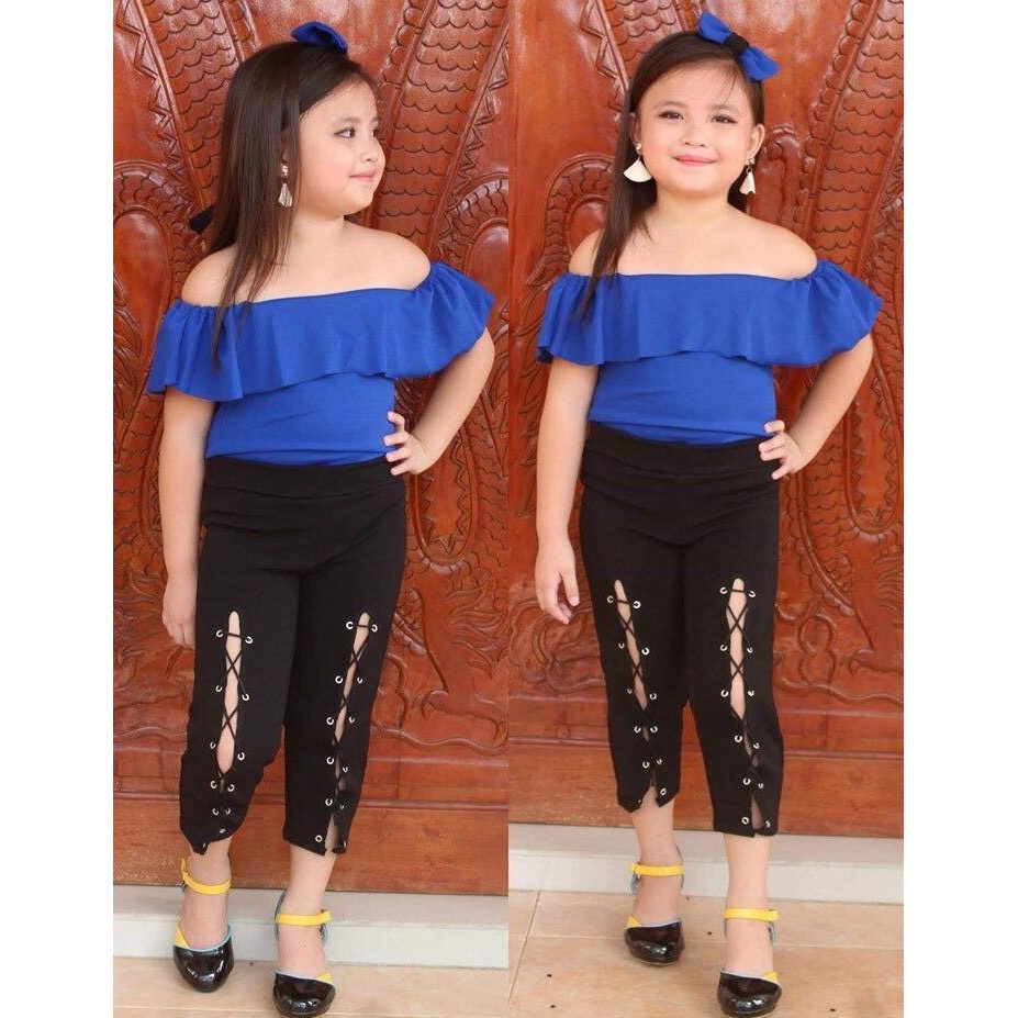Korean Kids Party Dress Ootd Girls Fashion Terno Shopee Philippines