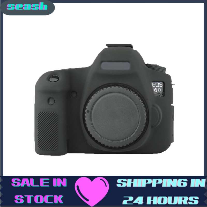 Seashorehouse Portable Soft Silicone Protective Case Dust Proof Shell For Canon 6d Camera Shopee Philippines