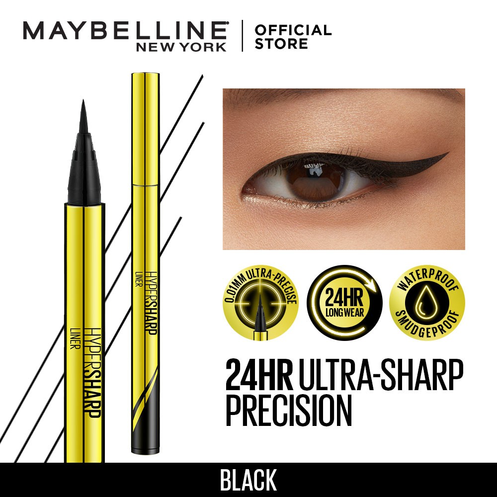 Hypersharp Liquid Pen Eyeliner Black [UltraPrecise, Longlasting] By