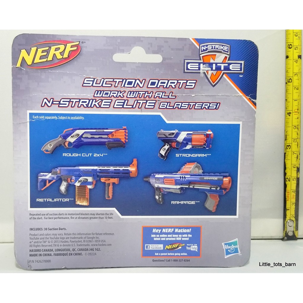 nerf elite suction darts