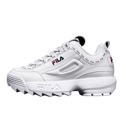 fila disruptor 2 tape white