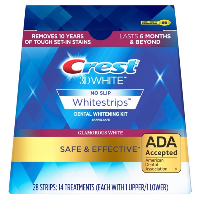 Crest 3D White Luxe Whitestrips Teeth Whitening Kit 28 ...