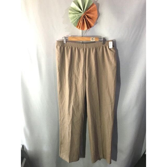 plus size polyester pants
