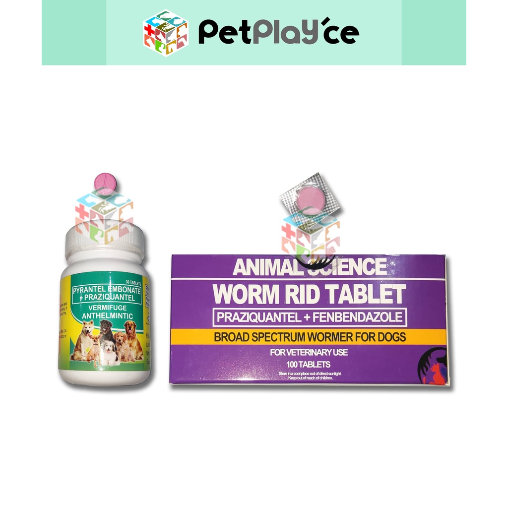 Papi Vermifuge per Tablet Pyrantel Embonate + Praziquantel Dewormer