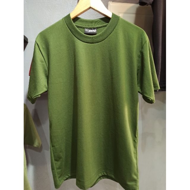 army green plain shirt