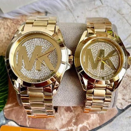 Us Quality Pawnable Michael Kors Logo Full Stone Watch | Shopee Philippines