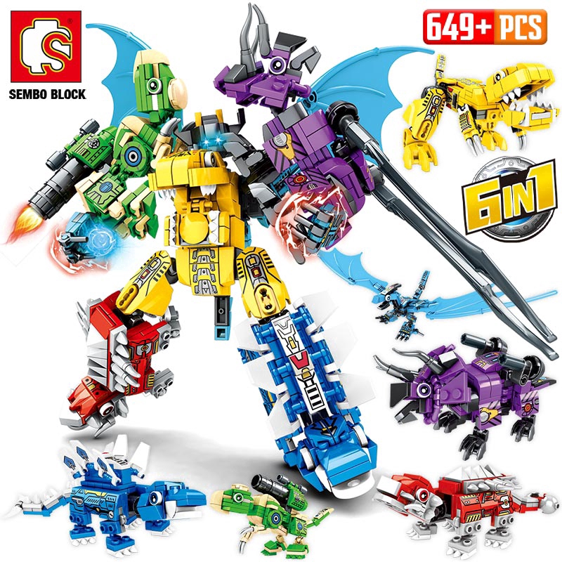 dinosaur robot lego