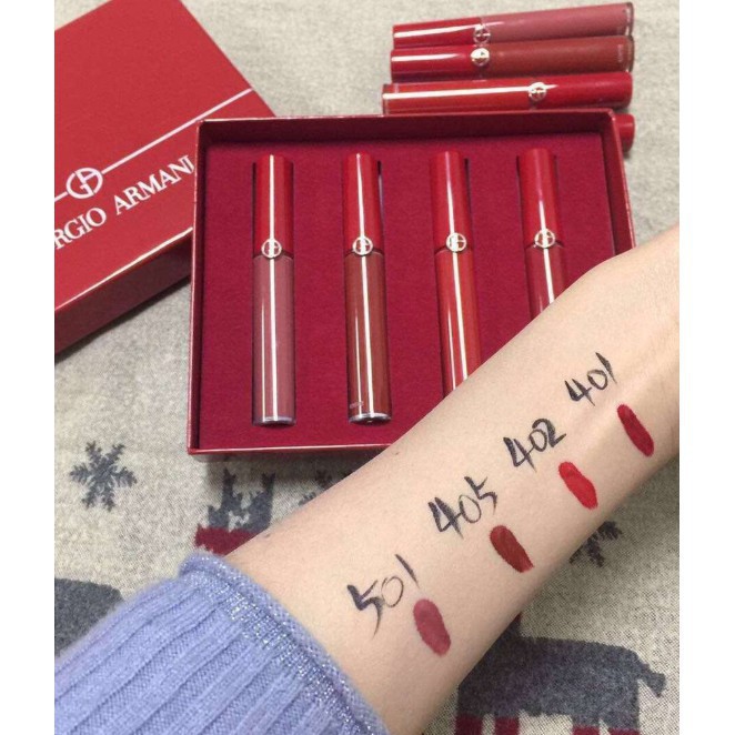 giorgio armani lip set