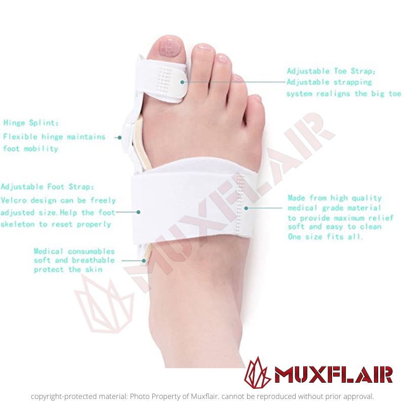 Nix Bunion Fix - Original Toe Corrector For Bunion - Splint Big Toe ...