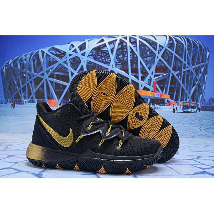 black gold kyrie 5