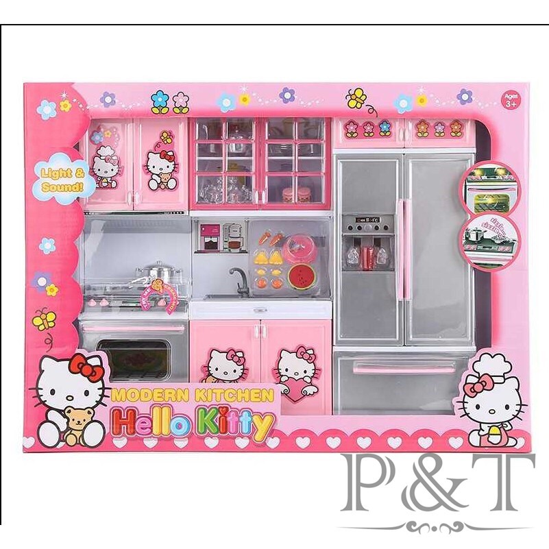 Hello Kitty Simulation Kitchen Toys (3in1) | Shopee Philippines