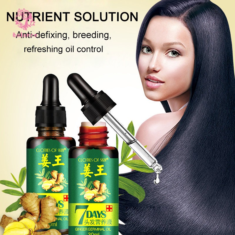 30ml Hair Loss Treatment Ginger Hair Care Growth Essence Oil For