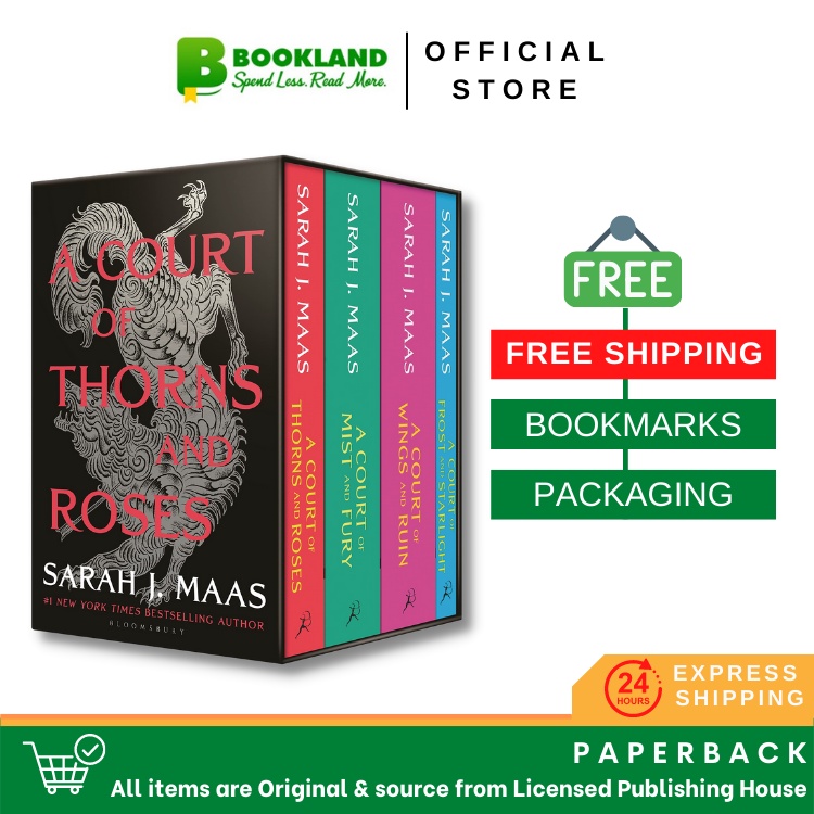 A Court of Thorns and Roses Box Set by Sarah J. Maas [4 BOOKS] Acotar ...