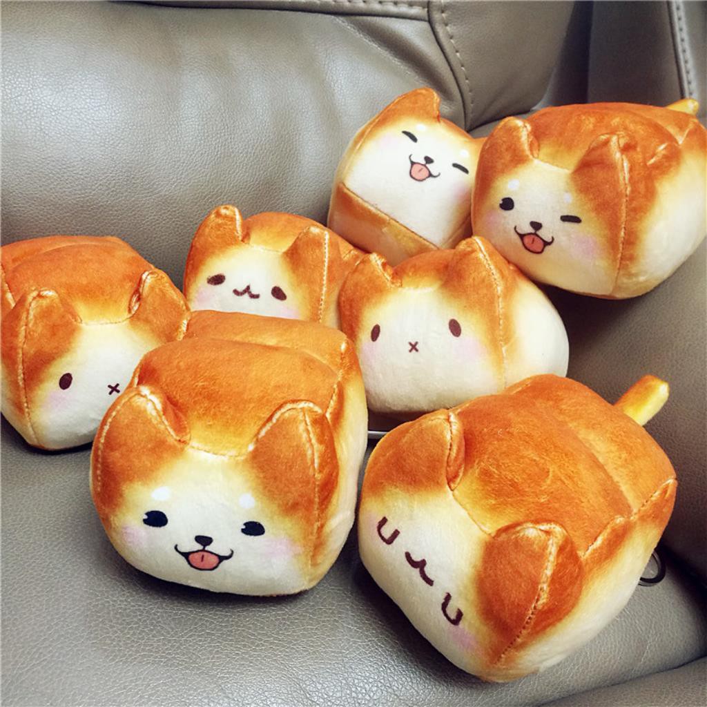 cute bread plush