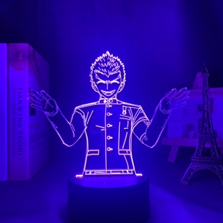 Danganronpa Night Light Kiyotaka Ishimaru Colors Changing Touch Remote Bedside Lamp Cool Gift for #7