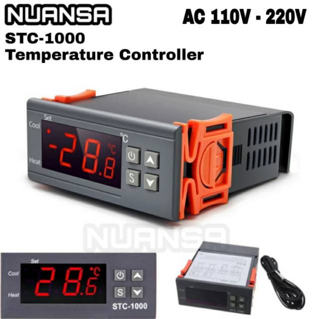 220v Digital Stc 1000 Temperature Controller Incubator Thermostat Ac 220v Cooling Egg Warmer | Shopee Philippines