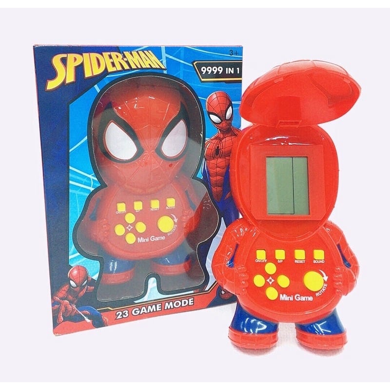 Hello Kitty Spiderman Playable Tetris Game Gameboy Outer Packaging Kids