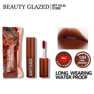 2022 Beauty Glazed Liptint Chocolate Lip Glaze Lipstick Matte Lip Matte Moisturizing Lip Gloss Waterproof Color Rich Cosmetics COD