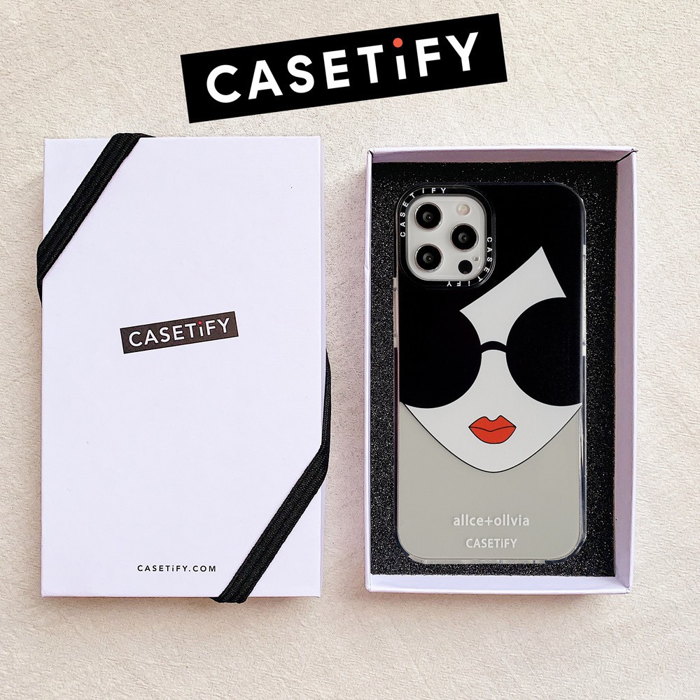 Ready Stock Original Casetify Cool Alice Olivia Sunglasses Girl Soft Silicone Tpu Case Cover A Shopee Philippines