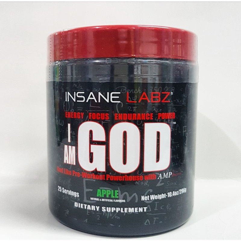 Insane Labz I Am God Pre Workout Powerhouse Insanelabz Shopee Philippines