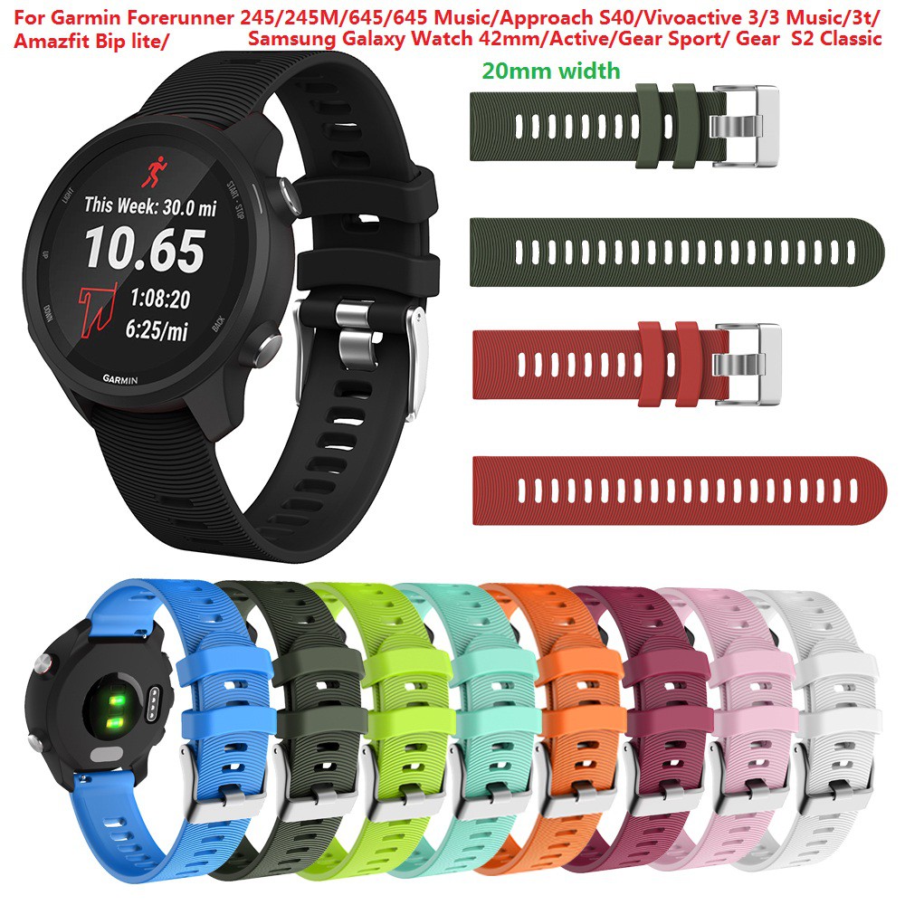 For Garmin Forerunner 245/245M/645/645 