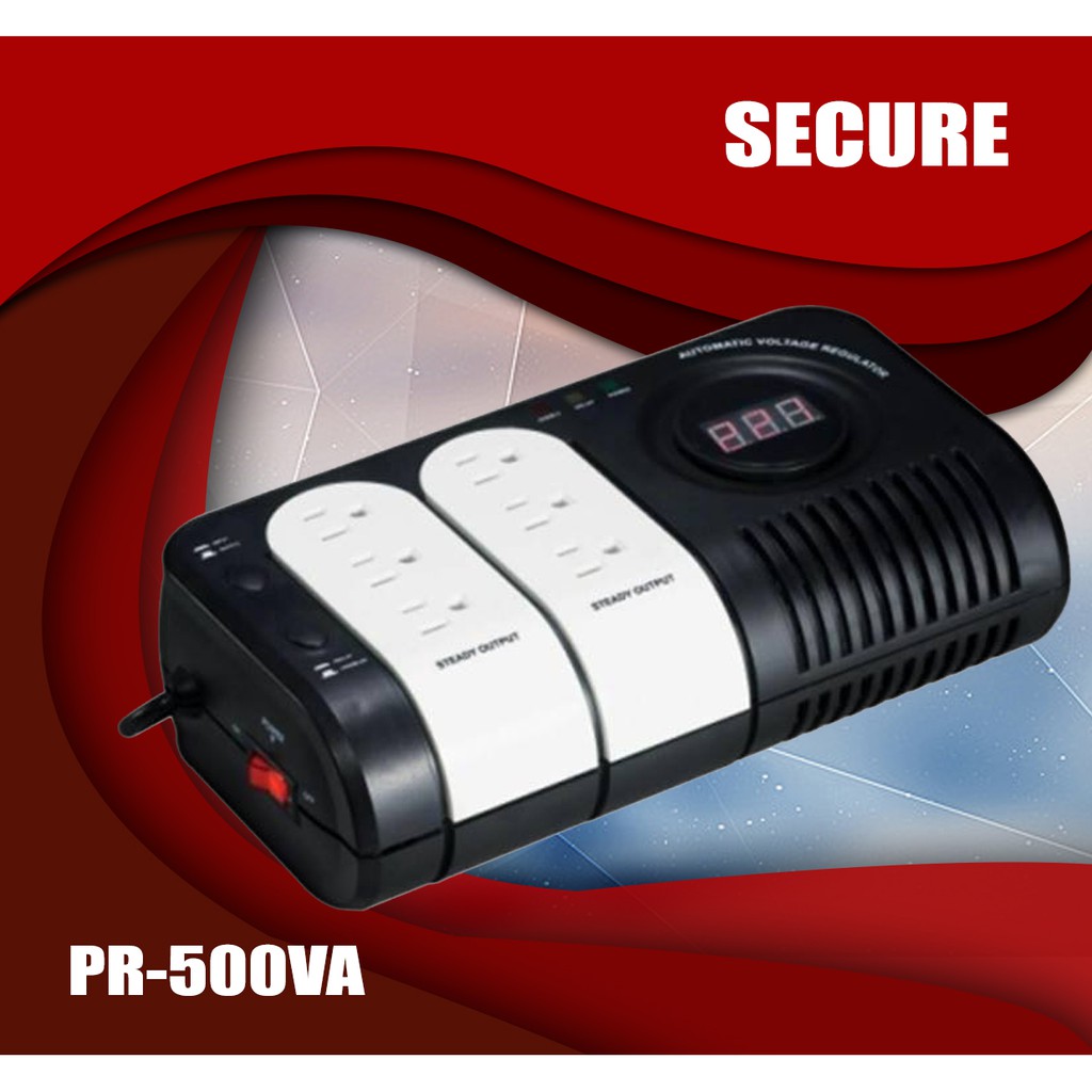 Secure PR500VA Surge Protector AVR Shopee Philippines