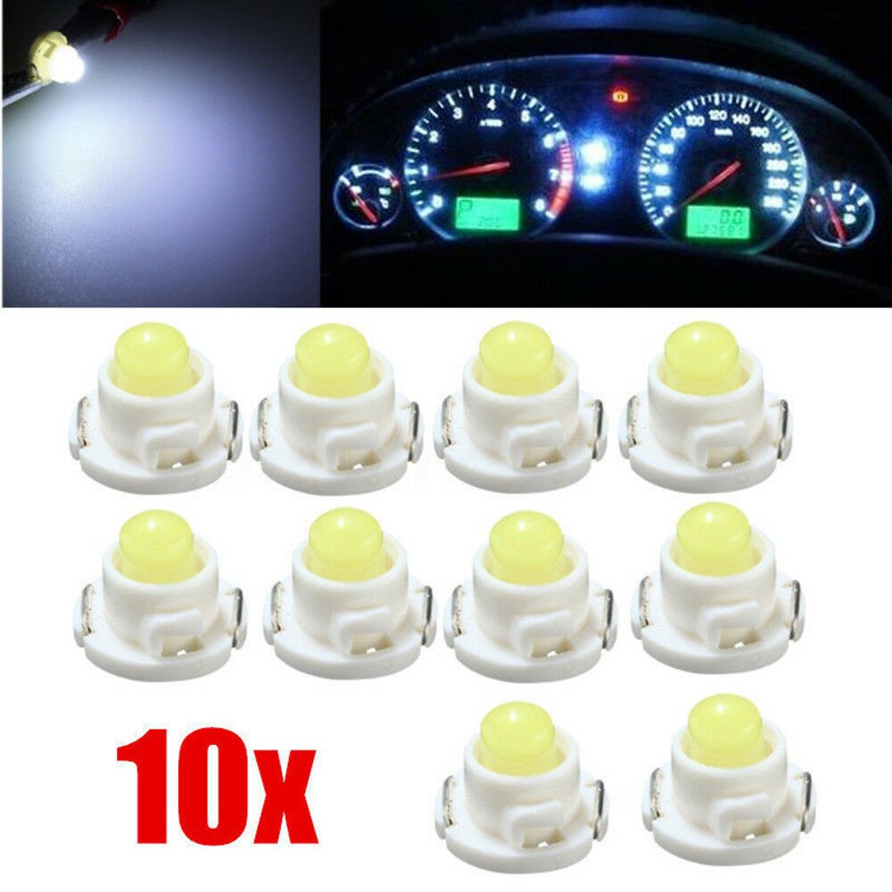 Details about   10x T4.7/T5 1 SMD Neo Wedge LED Bulbs Dash Climate Control Instrument Base Light