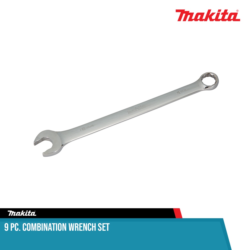 MAKITA 9 Pc. Combination Wrench Set (B-65539) | Shopee Philippines