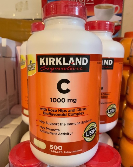 Kirkland Vitamin C 500 Tablets 1000mg Shopee Philippines