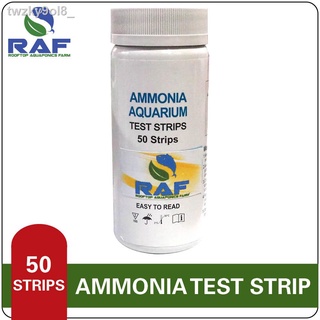 ✱♦▥RAF Ammonia Instant Water Test Strips for Swimming Pools, Freshwater and Saltwater [Marine] Aquar